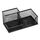 Leviatan Schreibtisch Organizer | Stiftehalter Schreibtisch Stifteköcher Tisch-Organizer aus Metall | Büroablage mit Zettelhalter Mesh | 205x103x98mm Schwarz, Farbe: Rosa