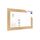 ALLboards Magnetisches Whiteboard, trocken abwischbar PREMIUM 90x60 cm, massiver Rahmen im Eichendesign, Größe: 90x60cm, Farbe: Massiver Rahmen