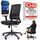 VALKENSTOL M2 Bürostuhl Ergonomisch Testsieger mit Einstellbarer Armlehne ohne Kopfstütze für maximale Bewegungsfreiheit, Rückenfreundliche Bürostühle, Schreibtischstuhl für Büro und Home Office Chair, Farbe: M2 Armstütze (Schwarz)