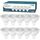 Linkind 12V GU5.3 Led 3.4W, 35 Watt ersetzt, 2700K Warmweiss 36° Abstrahlwinkel LED Spot MR16, 360Lm AC/DC 12V LED Leuchtmittel, 25,000 Std. Lebensdauer, Nicht dimmbar, 10 Stück, Größe: 10 Stück, Farbe: 2700k-warmweiß
