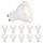Dehobo GU10 LED Neutralweiß Glühbirne, LED Lampen Licht Spot Neutralweiß Lampe 6W 4000K 480 Lumen Ersetzt 60W Halogen Leuchtmittel, 120° Abstrahlwinkel Spotlight, Nicht Dimmbar Led, 10 Stück