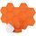 Hexagon Akustikplatten selbstklebend 12St., TONOR Schallabsorber Schallschutz mit Hochdichte Wandfliesen Schall Dämmung 30x26x1cm für Studio, Büro, Akustische Behandlung und Wanddekoration Orange