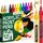 Artistro Acrylstifte, Acryl Stifte zum Bemalen von Steinen, Felsen, Keramik, Glas, Holz, Stoff, Leinwand, Porzellan, Metall, 12-er Set Acryl Marker Medium Spitze (2mm)