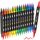 30 Farben Acrylstifte für Steine Doppelspitze Steine Bemalen Stifte Wasserfest mit Pinselspitze und feiner Spitze Permanent Marker Stifte Acrylstifte für Leinwand Glas Keramik Basteln Kunstbedarf