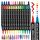 colpart Acrylstifte Set 26 Farben- Acrylstifte für Steine Wasserfest,Stifte Steine Bemalen Ostereier Wasserfeste zum bemalen Für Kunststoff Glas Holz Keramik Metall Reifen Leinwand.