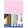 Kangaro - Tonpapier Pastell Rosa DIN A4-120g/m² FSC mix – 100 pack - Briefpapier Bastelpapier DIY