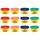 Play-Doh Partydosen 12er-Pack, Knetmasse in verschiedenen Farben (je 28 g pro Dose), Bastel-Set für Mädchen und Jungen ab 3 Jahren, für Kinderpartys, Schule