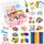 3000 Stück Bastelset Kinder DIY Basteln Bastelkoffer Bastelbedarf Material Set mit Pfeifenreiniger Kulleraugen Kreativ Scrapbooking Bastelbox Bastelsets für Mädchen Jungen 4 5 6 7 8 Jahre Geschenk