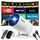 Mini Beamer 4K Full HD 1080P mit Apps Projektor, Smart Beamer mit WiFi 6 und Bluetooth 5.2 Auto Keystone 180° Drehbar Kompatibel mit HDMI/TV Stick/Memory Stick/Laptop, Weiß