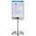 COSTWAY Flipchart Ständer, 100x65cm, mobiles Whiteboard auf Rollen, höhenverstellbar bis 192cm, trocken abwischbar, magnetisch, Flip Chart mit rundem Ständer, Magneten, Markern & Radierer