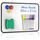 Yibaijia Whiteboard Magnetwand, kleine doppelseitige Whiteboard Trocken abwischbare, A4-Format Magnettafel Magnetwand, mit trocken abwischbaren Stiften, Radiergummi, 30 x 21 cm