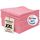 ZOLLNER 50er Set Mikrofasertücher für streifenfreien Glanz - flusenfreie und saugstarke Reinigungstücher - waschbar bis 60°C - 40x40cm in rosa - Hotelqualität