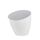Mepal - Küchenabfalleimer Calypso - Kleiner Mülleimer mit Deckel - Komposteimer Küche - Ideal für die Küchenorganisation - Küchenhelfer & Spülmaschinenfest - 2200 ml - White