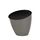 Mepal - Küchenabfalleimer Calypso - Kleiner Mülleimer mit Deckel - Komposteimer Küche - Ideal für die Küchenorganisation - Küchenhelfer & Spülmaschinenfest - 2200 ml - Titanium