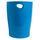 Exacompta 45384D ECOBIN Papierkorb BeeBlue aus Recycling-Kunststoff 15 Liter mit Griffen. Eleganter und robuster Papierkorb und Mülleimer im modernen Design Türkis Blauer Engel