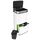 Ribelli Edelstahl - Mülltrennsysteme mit 3+1 Fächer - Mülleimer mit Sensor - 72 Liter (2x12 + 1x48 L) - Design Treteimer aus Edelstahl - Weiß