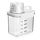 JJWUYUE 1100ML Luftdichter Waschmittelspender mit Messbecher, Waschmittel Waschpulver Aufbewahrungsbox, Waschpulver Dose, Waschmittelbox Vorratsbehälter für Waschmittel Futterbehälter