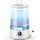 Homvana Luftbefeuchter Schlafzimmer Top-Fill, 3.6L 360°Cool Mist 34H Dauerhaft, Ruhig 16dB (SilentSpary Tech) Klein, Luftbefeuchter Pflanzen, Growtent, Pflanzenbefeuchter, Humidifier Plants (Klar)