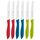 WMF Classic Line Frühstücksmesser Set 6-teilig, 23 cm, Brötchenmesser Wellenschliff, Brotzeitmesser, Spezialklingenstahl, Kunststoffgriff, bunt
