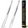 Hotec Grillzange Edelstahl Lang 30CM,Kitchen Kochpinzette,Kochpinzette Edelstahl Küche Verwendbar als Profi Zange Pinzette für Kochen Grillen und Backen - 2er Set