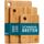 Schneidebrett Holz (3er Set) - 3 Extra Dicke Bambus-Schneidebretter - 33 x 22 cm / 28 x 22 cm / 22 x 15 cm - Die Perfekte Holzbrett Küche, Brotbretter und Servierbretter - von LARHN