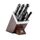 ZWILLING Gourmet Selbstschärfender Messerblock 7-teilig, Rostfreier Spezialstahl, Braun, Made in Germany