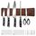 HOSHANHO Magnetleiste Messer, Messerhalter Magnetisch für Wand, Magnet Messerhalter Holz Knife Holder für Utensilien und Aufbewahrung Magnetisch Werkzeuge, 20cm