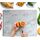 Kitchenville Glasschneidebrett 50×40 cm – Hygienisches Schneidebrett aus gehärtetem Glas – Hitzebeständig, Kratzfest & Rutschfest – Glasplatte für die Küche – Graue Marmoroptik
