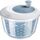 Westmark Salatschleuder – Fassungsvermögen: 4,4 Liter, ø 23,5 cm, Kunststoff, BPA-frei, Spinderella – Blau