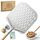 Blumtal Pizzaschieber perforiert 30,5x30,5 cm Fläche + Holzgriff 46,5 cm - Pizzaschaufel perforiert aus Anti-Haft Aluminium & Edelstahl - Pizza Schieber/Brotschieber - Pizza Zubehör Pizzaheber
