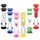 12 Stück Mini Bunter Sanduhren für Kinder,6 Farben Buntes Sanduhren Set,30S/1/2/3/5/10Minuten,Zeitmesser Sanduhren für das Leben der Kinder,Lernen,Spiel Timing,Kreative Geschenke