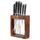 PAUDIN Messerblock Set, Messerset 7-teilige, Messerset mit Messerblock, Scharfes Küchenmesser Set mit Holzblock, Profi Messer Set mit Kochmesser Brotmesser aus Hochwertigem Edelstahl und ABS Griff