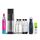 SodaStream Wassersprudler DUO mit Quick-Connect CO2-Zylinder | inkl. 2x 1L Glasflasche + 2x 1L FUSE Kunststoffflasche + 0,9L Fizz&go COOL Metallflasche in Storm + Sirup 7UP Zero Zucker (440ml)