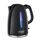 Russell Hobbs Wasserkocher [1,7l, 2400W, blaue LED-Beleuchtung] Textures+ (Schnellkochfunktion, herausnehmbarer Kalkfilter, beleuchtete Wasserstandsanzeige, autom. Deckelöffnung) Teekocher 22591-70