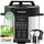 COSORI Schnellkochtopf, Keramikbeschichtung, 9-in-1, Multikocher mit 14 Funktionen, Pressure Cooker 5,7 L, Reiskocher, Dampfgarer, Joghurtbereiter, Slow cooker und Sous Vide, Rezeptbuch, Edelstahl