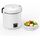 Reiskocher klein & Bento-Box für 1-2 Personen,（0.3 liter, 1,5 Tassen), Mini Rice Cooker mit abnehmbarem Topf mit Antihaftbeschichtung, One Touch & Warmhaltefunktion, 200 Watt (Schwarz)