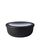 Mepal Multi Bowl Cirqula Round - Mikrowellen Geschir - Geeignet als Luftdichte Aufbewahrungsbox für den Kühlschrank, Mikrowellengeschirr & als Frischhaltedosen - 1250 ml - Nordic black