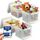 uandu Kartoffel Aufbewahrungsbox 5Lx4 – Kartoffelbox für Küche, Zwiebelbox & Knoblauch Aufbewahrung, Küchen Organizer