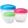 Sistema TO GO Snack 'n' Nest Frischhaltedosen Set | 150 ml305 ml520 ml | kleine ineinander stapelbare Vorratsdosen | BPA-frei | Gemischte Farben | 3 Stück