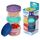Sistema Snack Pots Mini Bites TO GO Frischhaltedosen | 130 ml | stapelbare Snack-Boxen mit Deckel | BPA-frei | 3 Stück