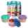 Sistema Snack Pots Mini Bites TO GO Frischhaltedosen | 130 ml | stapelbare Snack-Boxen mit Deckel | BPA-frei | 9 Stück