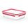 EMSA Clip & Close Glas Frischhaltedose, rechteckig, 2 L, 100 Prozent dicht, rutschfestes Stapeln, Glasbehälter spülmaschinen-, gefrier-, backofen-, mikrowellenfest, Rot, Transparent, N10411