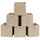 SONGMICS Aufbewahrungsbox, 6er Set, Ordnungsboxen aus Vliesstoff mit Griff, Boxen Aufbewahrung, 30 x 30 x 30 cm, Organizer Box, für Würfelregal, Faltbox, Kleideraufbewahrung, sandbeige RFB006K03