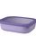 Mepal Multi Bowl Cirqula Rectangular - Mikrowellen Geschir - Geeignet als Luftdichte Aufbewahrungsbox für den Kühlschrank, Mikrowellengeschirr & als Frischhaltedosen - 2000 ml - Vivid lilac