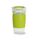 EMSA Clip & Go Smoothiebecher, 0,45 L, rund, 100 Prozent dicht, mit Frischedichtung, Transparent, Hellgrün, Made in Germany, N10715