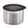 RÖSLE Dose mit Frischhaltedeckel, Hochwertige Dose zum Aufbewahren von Lebensmitteln, hygienisch und geschmacksneutral, Edelstahl 18/10, spülmaschinengeeignet, 16 cm, Silber