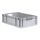 aidB Eurobox NextGen Grip, 600x400x170 mm, Griffe offen, robuste Plastikbox aus Kunststoff mit ergonomischen Griffen, stapelbare Kunststoffkiste, ideal für die Industrie, 1St.