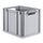 aidB Eurobox NextGen Grip, 400x300x320 mm, Griffe offen, robuste Plastikbox aus Kunststoff mit ergonomischen Griffen, stapelbare Kunststoffkiste, ideal für die Industrie, 1St.