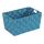 WENKO Aufbewahrungskorb Adria S Petrol - Badkorb Fassungsvermögen: 6.24 l, Polypropylen, 30 x 15 x 20 cm, Petrol