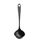 Fiskars Suppenlöffel mit tropfsicherem Rand, Essential, Kunststoff, Länge: 28,6 cm, Volumen: 100 ml, Für rechts- und linkshändigen Gebrauch, Schwarz, 1079059